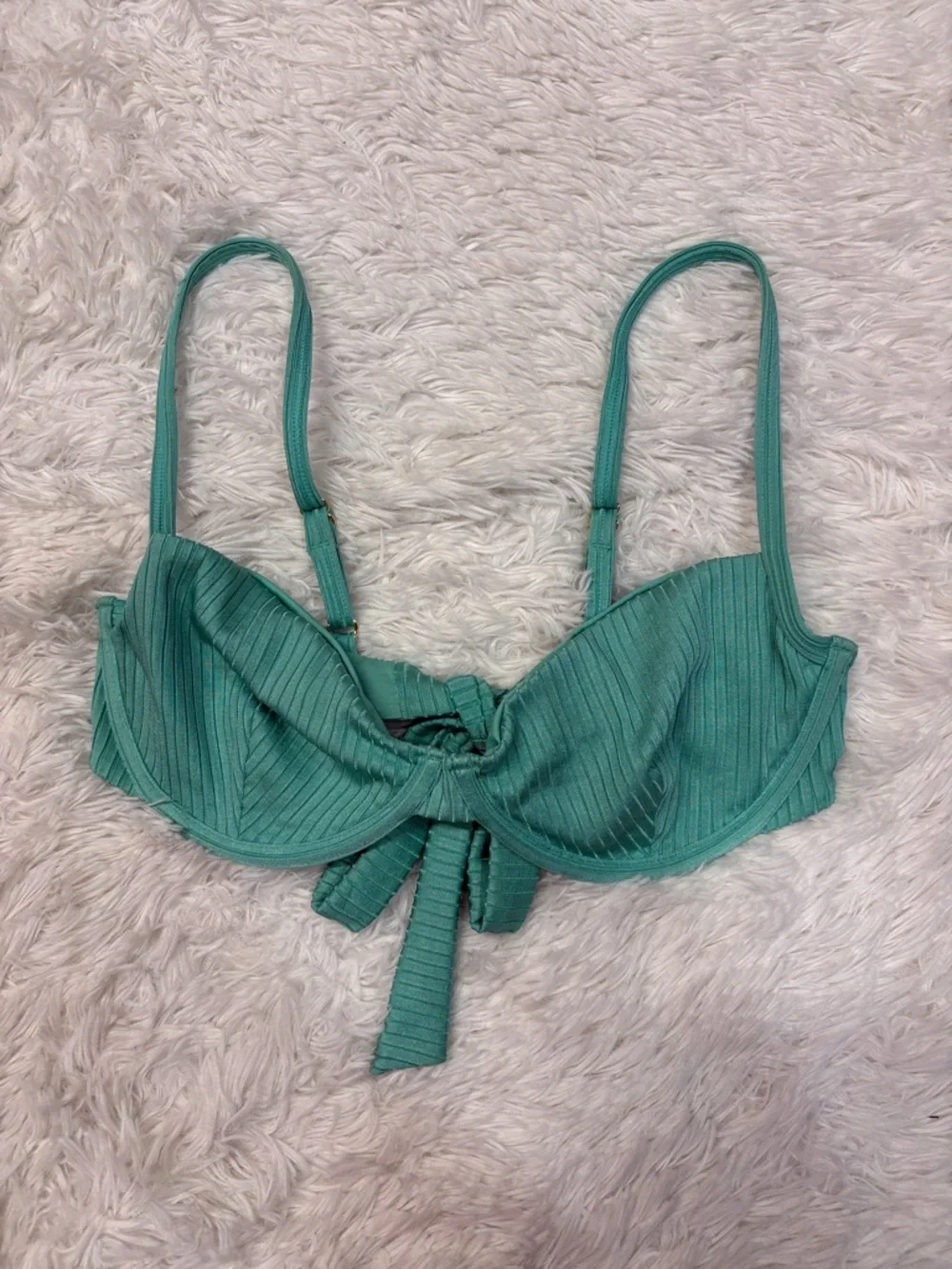 Monday Swimwear Capri Bikini Top in Turquoise